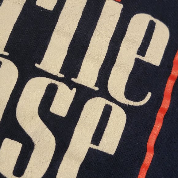 Vintage Oneita Power-T Blue Charlie Rose Single Stitched T-Shirt XXL - Picture 5 of 10